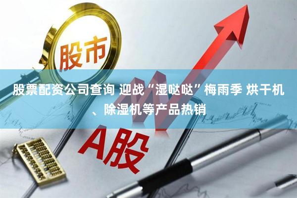 股票配资公司查询 迎战“湿哒哒”梅雨季 烘干机、除湿机等产品热销