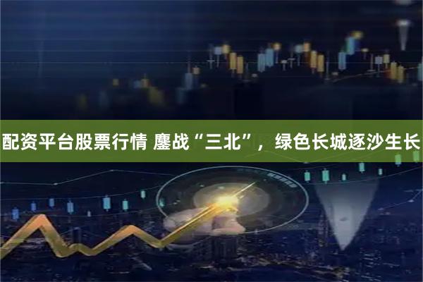 配资平台股票行情 鏖战“三北”，绿色长城逐沙生长